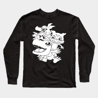 agumon veemon guilmon Long Sleeve T-Shirt